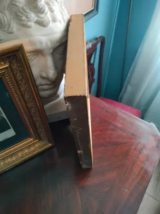 Grabados Siglo XIX con Marco Dorado