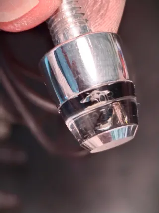 Micro intermitentes cromados para moto