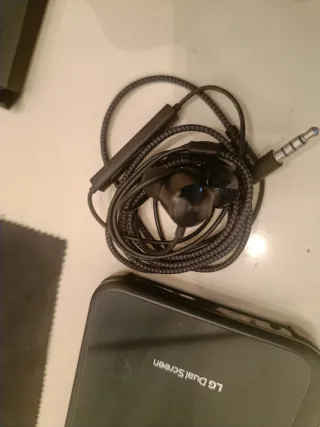 LG V50 ThinQ Negro con dual screen.