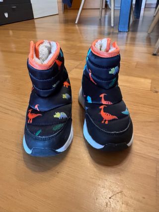 Botas Nieve Niño Dinosaurios Talla 27 Hobibear