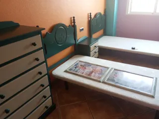 Habitación completa unisex azul pato/crema