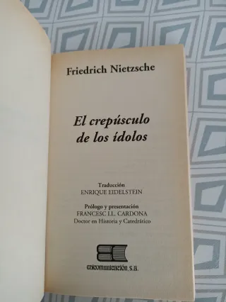 Colección libros filosofía: Descartes y Nietzsche