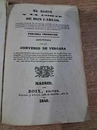 EL CAMPO Y LA CORTE DE DON CARLOS