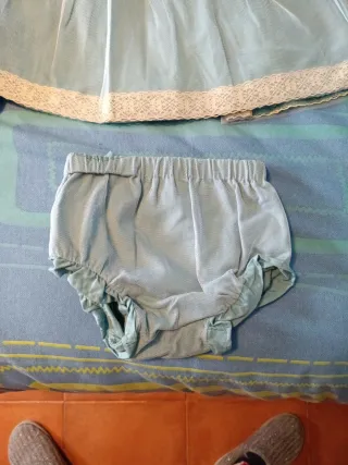 Conjunto Vestido y Chaqueta Bebé