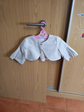 Conjunto Vestido y Chaqueta Bebé