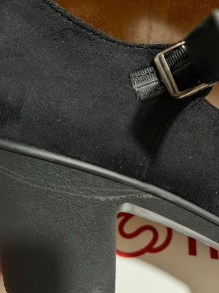 Tacones negros plataforma