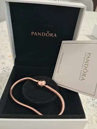 Pulsera Pandora cierre esfera.