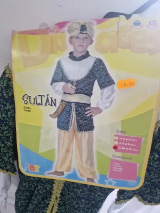 Disfraz Sultán Talla 10-12 Años