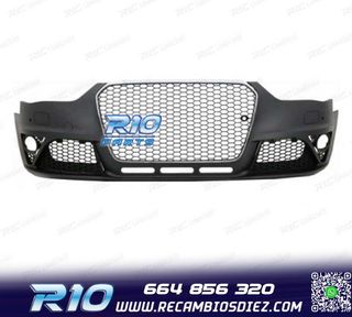 PARAGOLPES DELANTERO AUDI A4 B8 11-15 PDC SRA LOOK RS + PARR