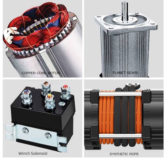 Cabrestante Eléctrico 12V 4500 LBS F1 - miniatura 5