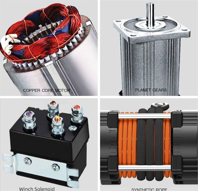 Cabrestante Eléctrico 12V 4500 LBS F1 - miniatura 7