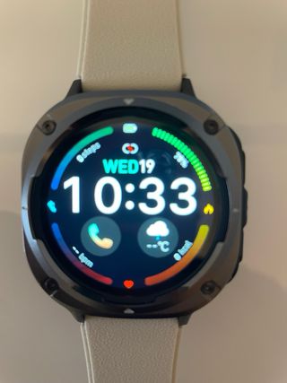 Reloj Militar Beige y Gris