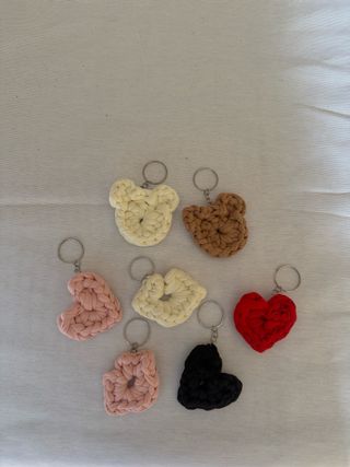 Portachiavi uncinetto fatti a mano