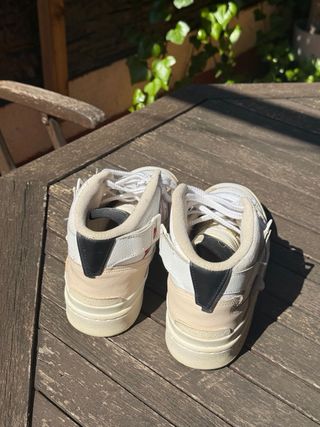 adidas Forum Exhibit Mid White Beige Red