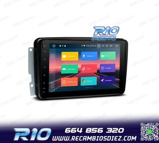 RADIO GPS ANDROID 12 PARA MERCEDES VIANO VITO C W203 A W168