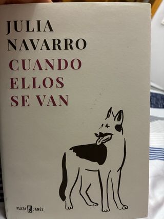 Libro “cuando ellos se van” de Julia Navarro nuevo