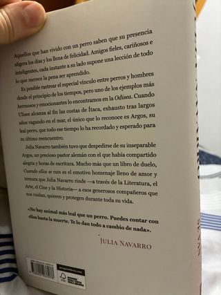 Libro “cuando ellos se van” de Julia Navarro nuevo