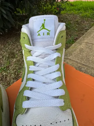 Zapatillas Air Jordan 1 Mid SE Green Python