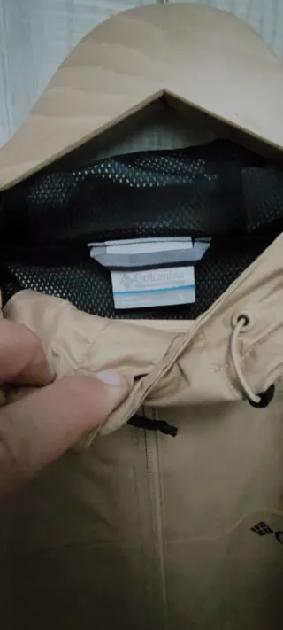 Chaqueta Columbia Hombre Beige/Amarillo