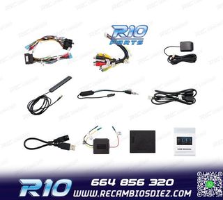 RADIO GPS ANDROID 13 PARA VOLKSWAGEN VW SEAT SKODA TOURAN 7"