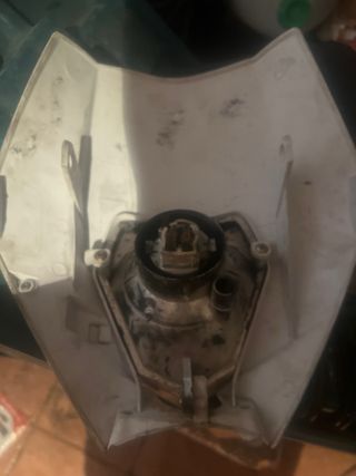 Careta Faro KTM Blanca