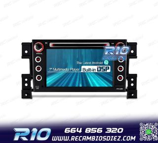 RADIO GPS ANDROID 14 PARA SUZUKI GRAND VITARA 05-13