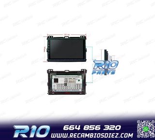 RADIO GPS ANDROID 12 PARA TOYOTA LAND CRUISER 02-09