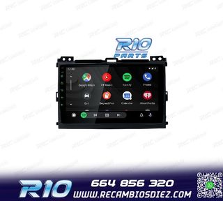 RADIO GPS ANDROID 12 PARA TOYOTA LAND CRUISER 02-09