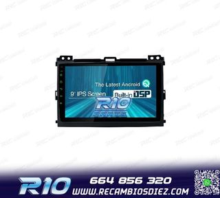 RADIO GPS ANDROID 12 PARA TOYOTA LAND CRUISER 02-09