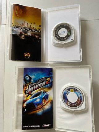 Lote 4 Juegos PSP: Juiced 2, NFS Undercover, Midni