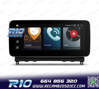 RADIO GPS ANDROID 12 PARA MERCEDES C W204 07-10