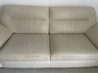 Sofa dos plazas de piel