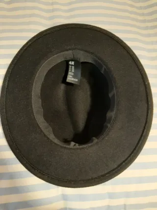 Sombrero Fedora Nero Donna