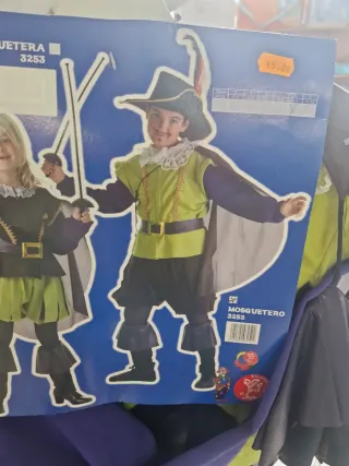 Disfraz Mosquetero Talla 9-11 Años