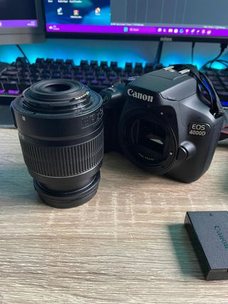Cámara Canon EOS 4000D Kit EF-S 18-55mm