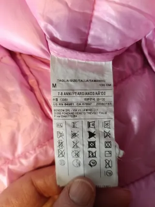 Cazadoras niña rosas