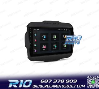 RADIO GPS ANDROID 14 PARA JEEP RENEGADE 15-20