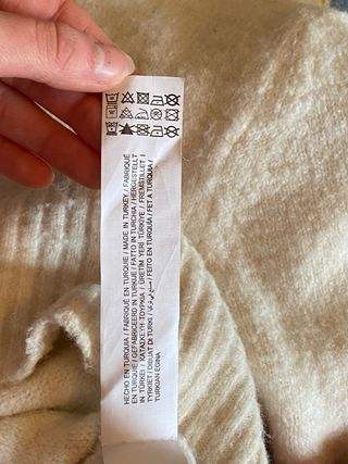 Jersey Stradivarius beige talla S