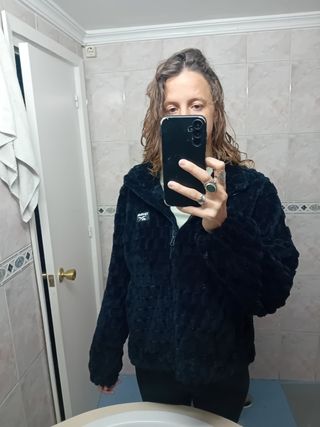 Chaqueta Reebok Negra Talla L