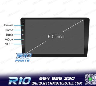 RADIO 9" GPS ANDROID 13 QUAD CORE 64GB ROM