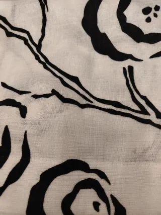 Panel japonés 4 piezas estampado floral