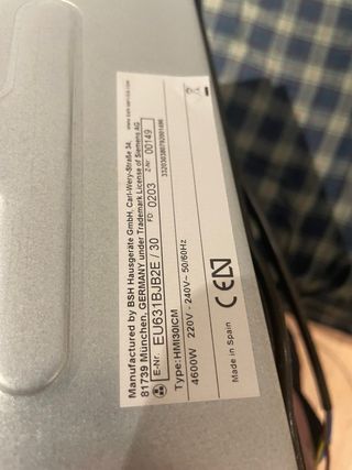 Placa Inducción Siemens EU631BJB2E