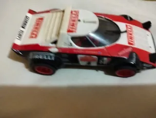 Coche Slot Scalextric Lancia Pirelli