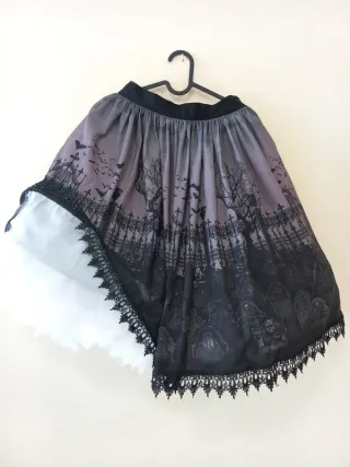 Conjunto Lolita Gótico Falda y Chaqueta