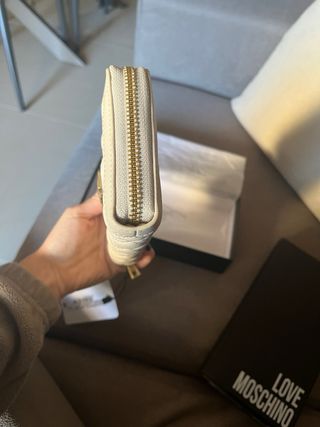 Portafoglio Love Moschino trapuntato