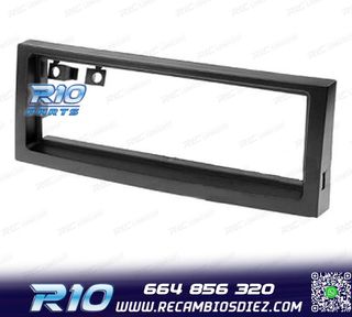MARCO NEGRO RADIO 1-DIN PARA PEUGEOT CITROEN