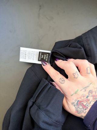 Calça Preta Com Elastano Tamanho XL