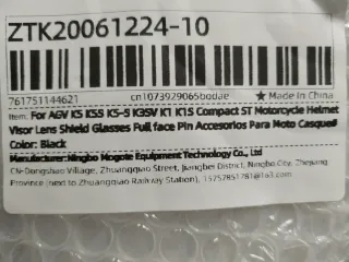 Visera para moto AGV