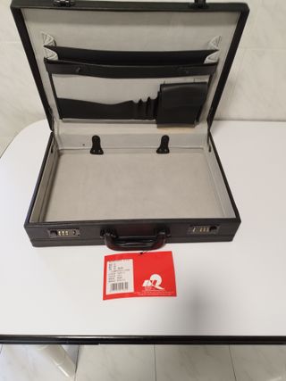 Maletín Portafolios Negro 1986 Nuevo