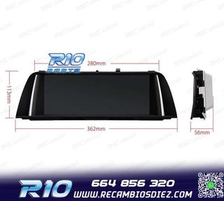 RADIO GPS ANDROID 12 BMW F10 F11 10-13 CIC